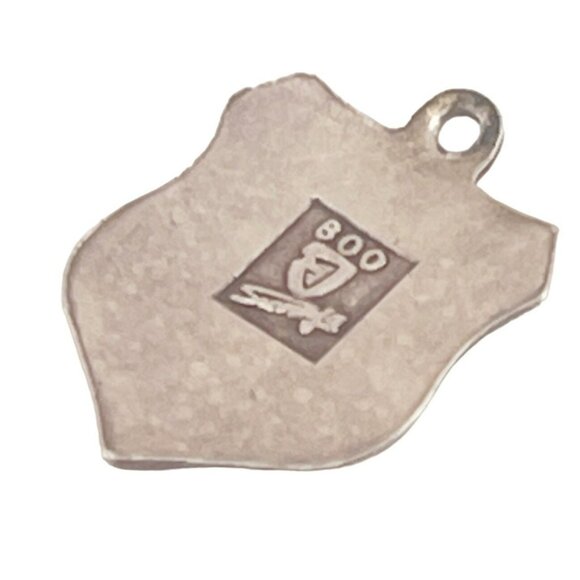 Vintage Köln Enamel Shield Pendant Charm 800 Silver - Picture 5 of 5